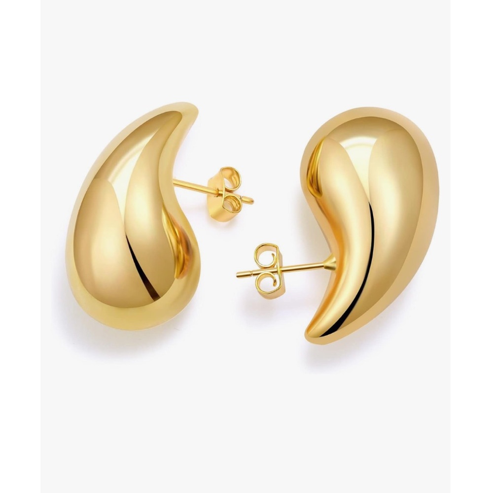 Gold Teardrop Earrings